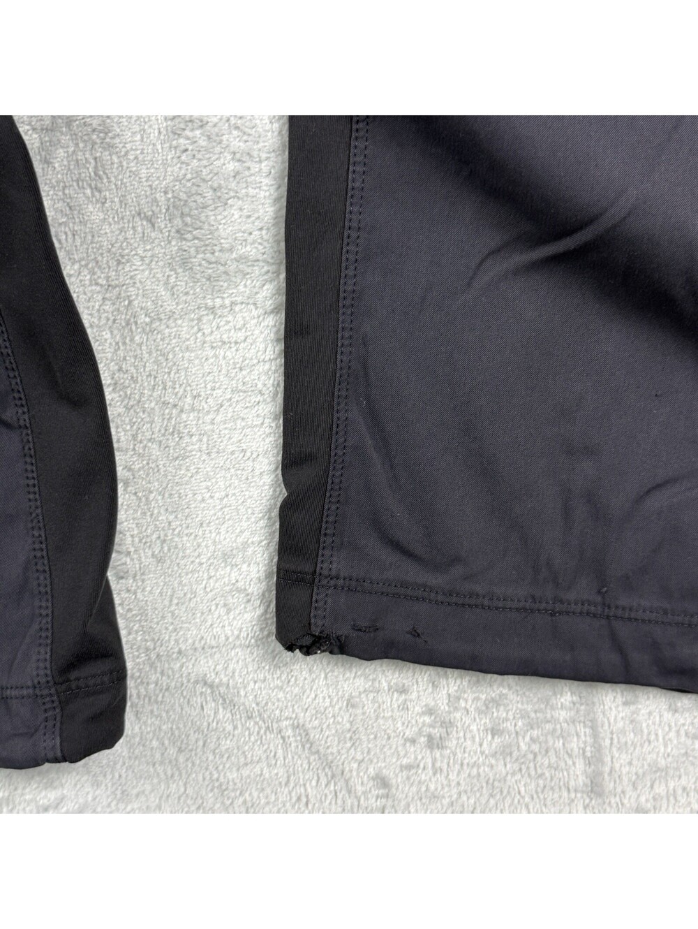 Lululemon Men Black Great Wall Pant Size L Cuffs Cinch Pocket straight Leg RLX - Picture 9 of 11